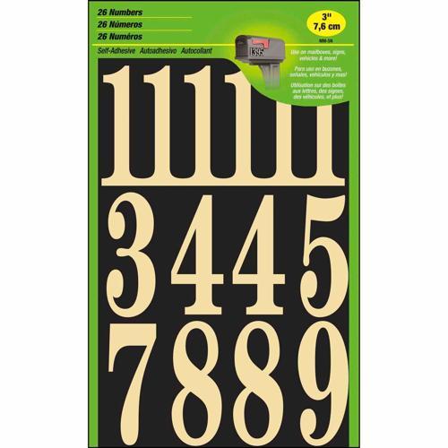 HY-KO Numbers Pack 76mm