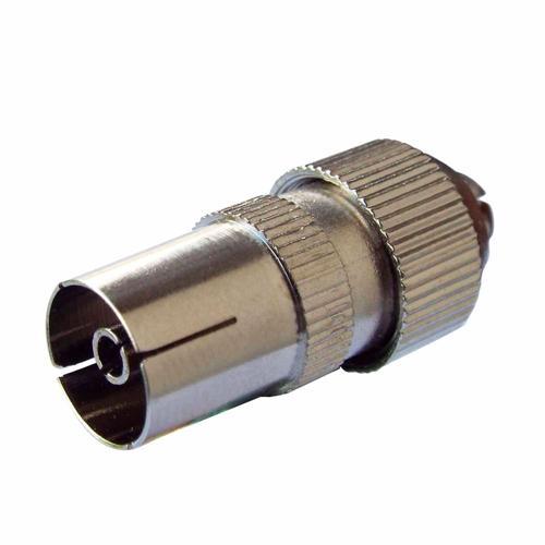 Custom Coax Socket Silver