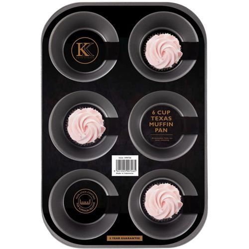 Kates Kitchen Muffin Pan Texas L: 320mm 200mm 35mm Dark Grey