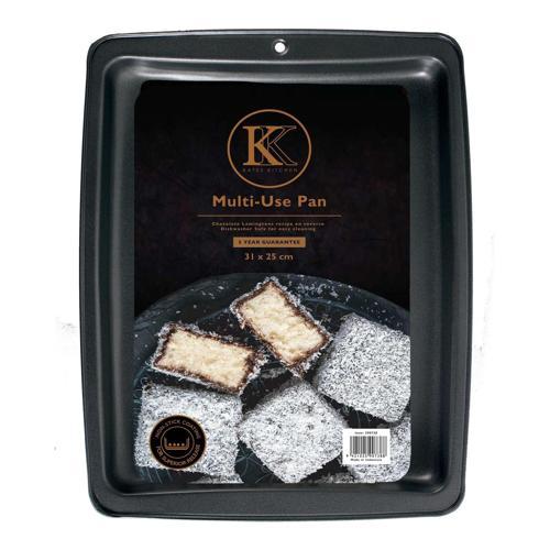 Kates Kitchen Bake Pan Multi-Use 30mm 280mm 350mm Dark Grey