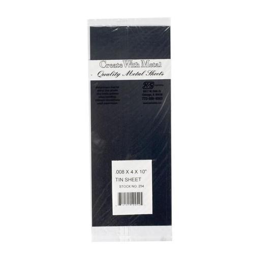 K&S Metal Tin Sheet 0.203 X 101.6 X 254mm