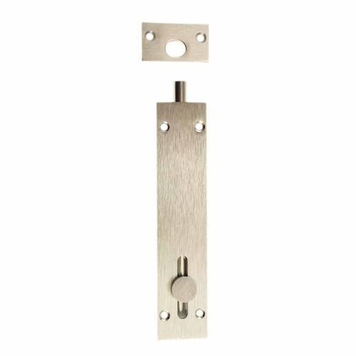 Morgan & Aickin Door Drop Bolt 150mm Satin Chrome Plated