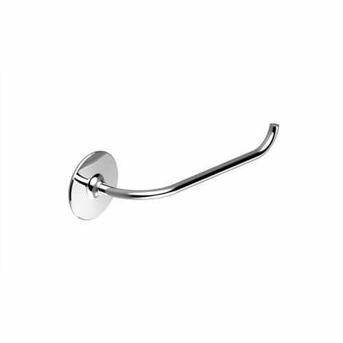 Nouveau Stick-On Toilet Roll Holder Chrome