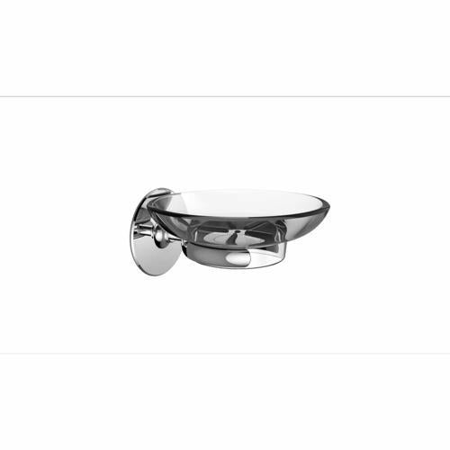Nouveau Stick-On Soap Holders Chrome