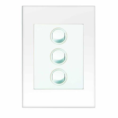 HPM Vivo 3 Gang Vertical Switch