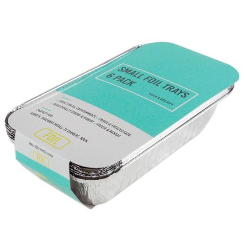 Snazzee Small Foil Tray With Lid 50mm 105mm 205mm Pack of 6