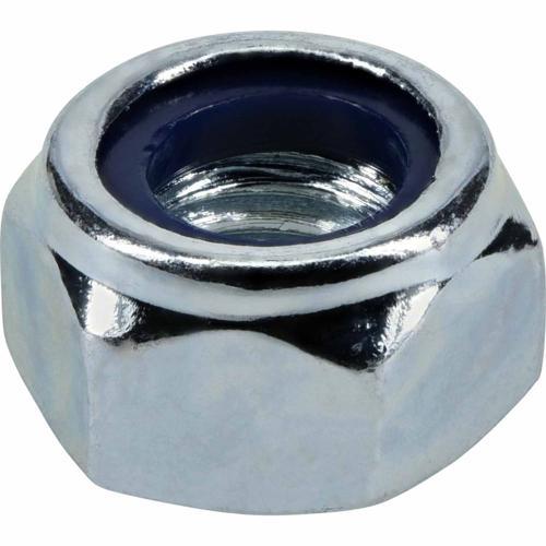 Hillman Nylock Nut 8mm Pack of 4 Zinc-Plated