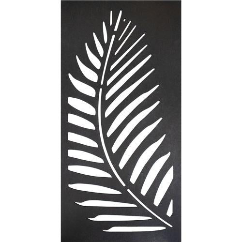 Strol SmartScreen Fern Decorative Screen 600 X 1200mm Black