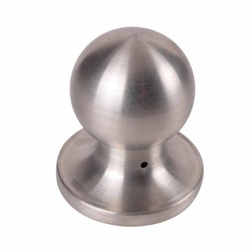 Number 8 Dummy Knob Satin Stainless Steel Finish Satin Stainless Steel Finish