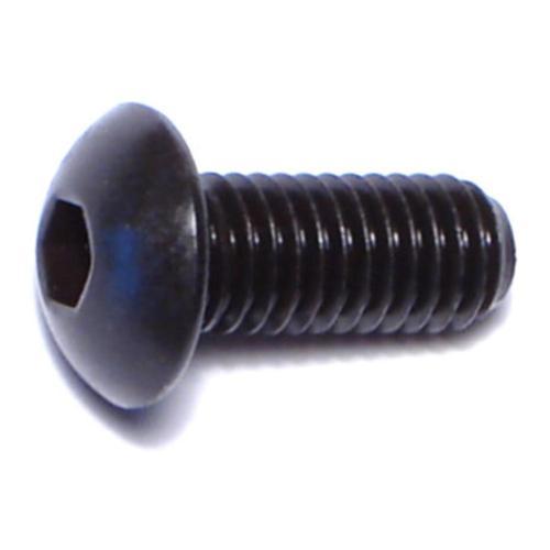Midwest Fasteners Socket Screw 5mm-.80 X 12mm Black Pack of 2