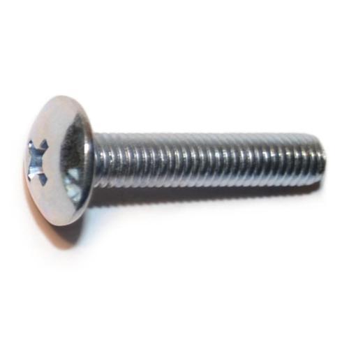 Midwest Fasteners Machine Screw 5mm-.80 X 25mm Zinc Pack of 2