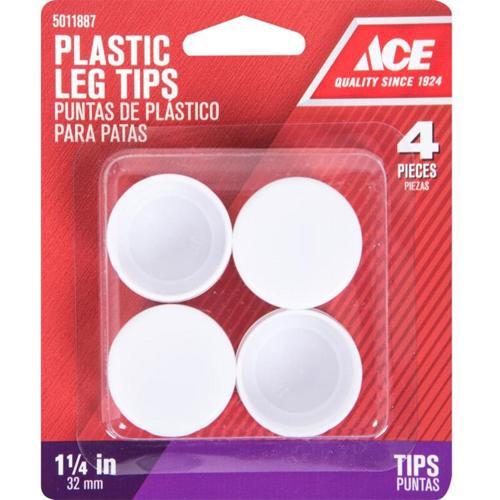 Shepherd Plastic Leg Tip 32mm Pack of 4 White