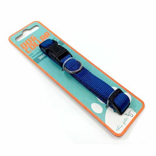 Chic Pets Adjustable Dog Collar Blue DC03002S