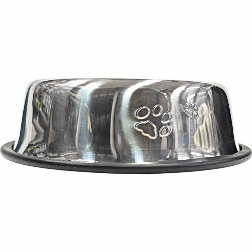 Chic Pets Pet Bowl With Rubber Base Stainless Steel PB1004