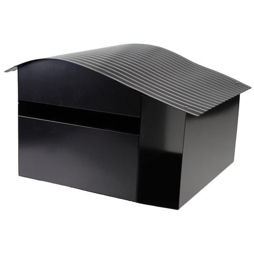 Mail Boss Wanaka Metal Letterbox 230mm 390mm 360mm Black