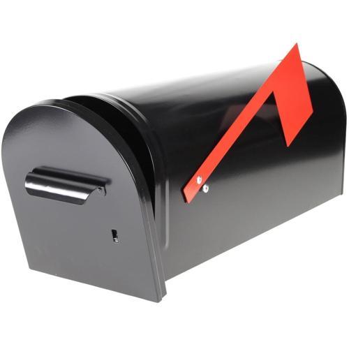 Mail Boss Metal Letterbox 180mm 200mm 500mm Black