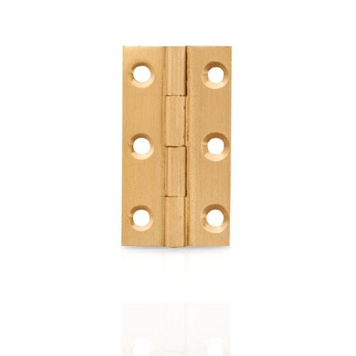 Trio Butt Hinge Fixed 38mm Self Colour Brass 38mm Self Colour Brass Pack of 2