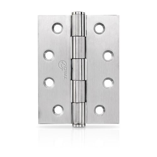 Trio Butt Hinge Fixed 100 X 75mm Stainless Steel 100 X 75mm Stainless Pack of 2