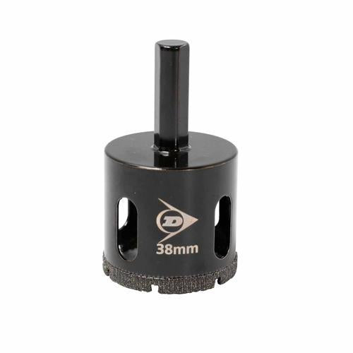 Dunlop Diamond-Edge Tiling Holesaw 38mm Matte Black