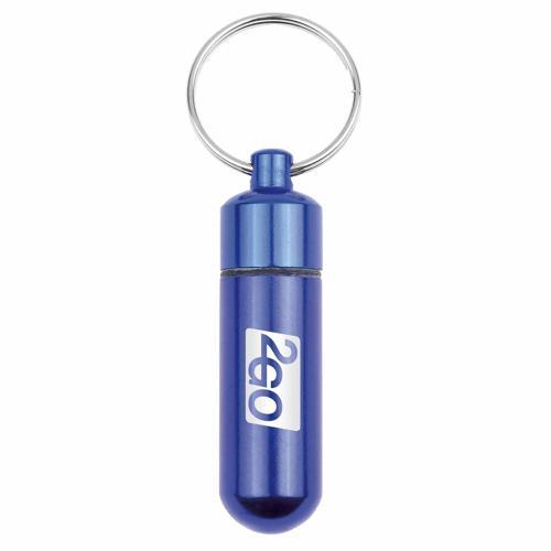 HY-KO Key Ring With Capsule Blue