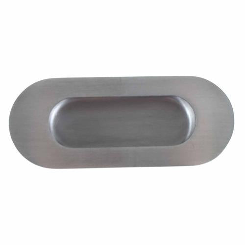 Morgan & Aickin Oval Flush Pull 100mm 40mm 15mm Stainless Steel