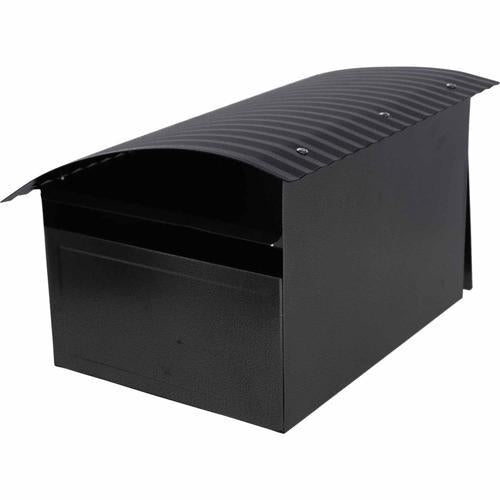 Mail Boss Piha Metal Letterbox 210mm 270mm 345mm Hammered Black