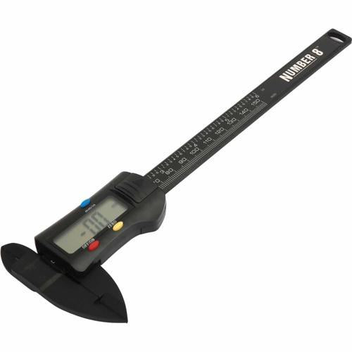 Number 8 Digital Screen Caliper 150mm Black