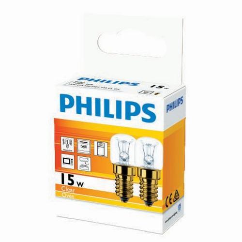 Philips Pilot Globe 15 Watt Clear Pack of 2