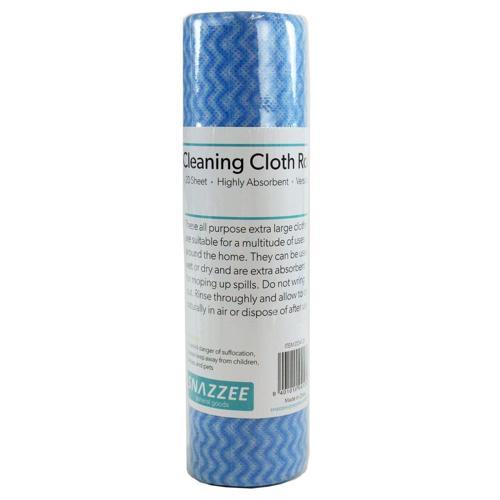 Snazzee Cloth On A Roll 220mm 60mm L: 60mm Blue/White Pack of 20