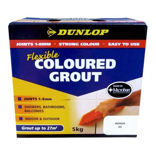 Dunlop Coloured Grout 5kg Midnight 202