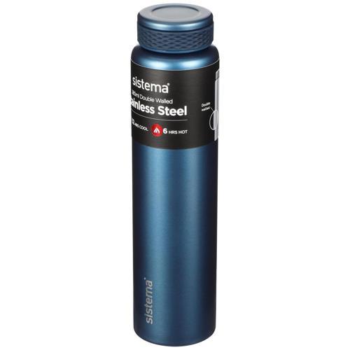 Sistema Hydration Chic Stainless Steel Bottle 280mL Metallic