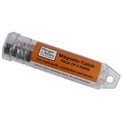 Morgan & Aickin Magnetic Catches 8mm 22mm Pack of 5