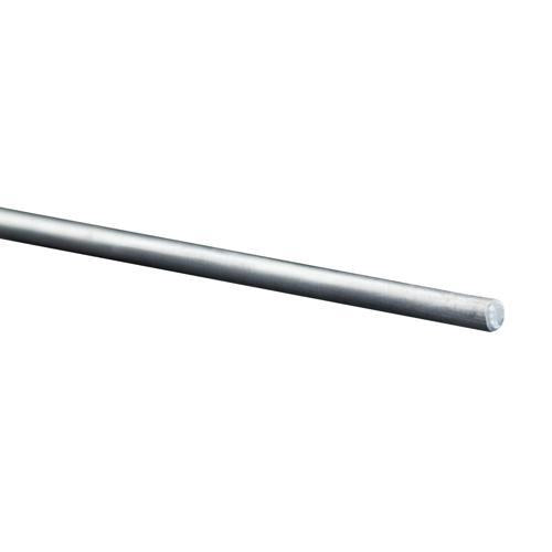 Metal Mate Galvanised Steel Round Solid 10mm X 2.4m Silver