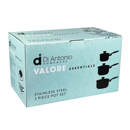 Di Antonio Saucepan Set 3 Piece 140 160 And 180mm