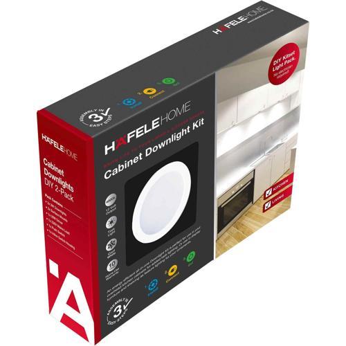 Hafele Home Loox Cabinet Lighting 12 Volt Matt White Pack of 2