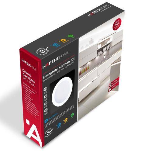 Hafele Home Loox Kitchen Lights 12 Volt Matt White 498.53.007