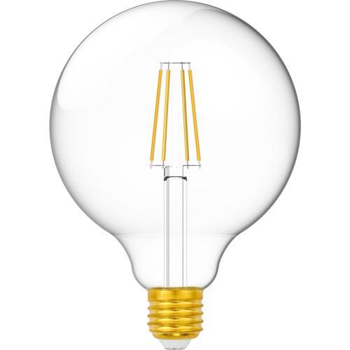 GE Lighting LED Dimmable G125 Filament 7.5 Watt Warm White