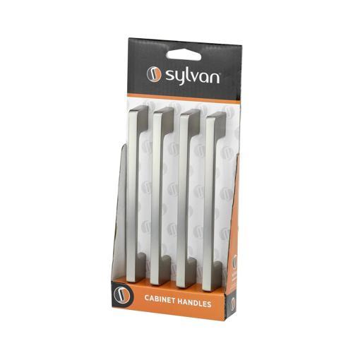 Sylvan Hilton Cabinet Handle 128mm Pack of 4 EU68.128MNP4