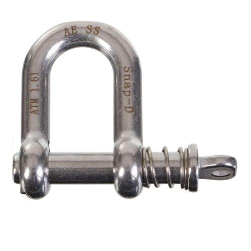 Snap-D Spring D Shackle 10mm Stainless Steel 304