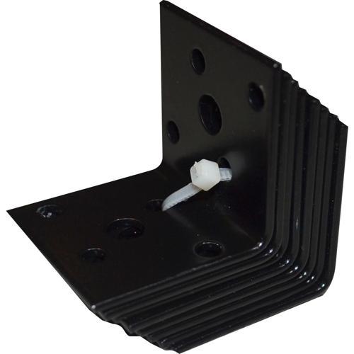 Carinya Reinforcing Bracket 8 Pack Black Pack of 8
