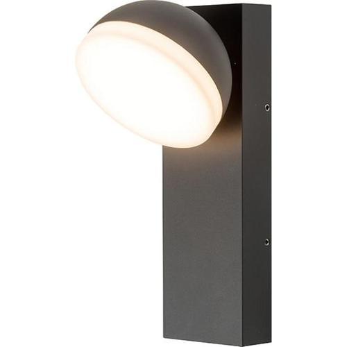 Mercator Exterior LED Wall Light 9.5 Watt Black