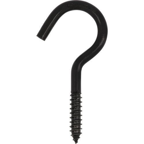 Moderna Screw Hooks Pack of 2 20mm Black
