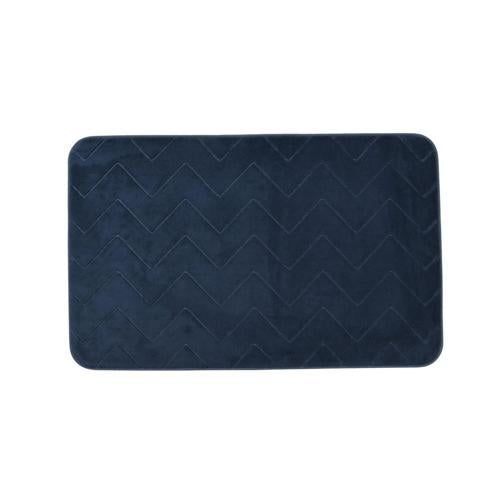 Nouveau Microfibre Bathmat 795mm 500mm Blue