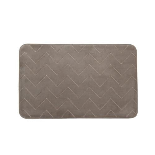 Nouveau Microfibre Bathmat 795mm 500mm Grey