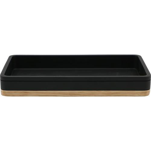 Nouveau Bridget Polyresin Tray 225mm 30mm 125mm Black