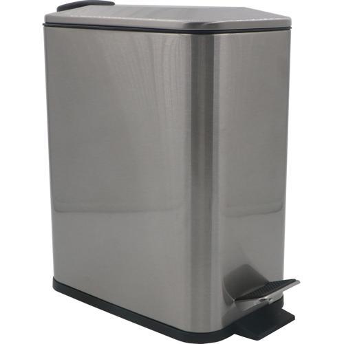 Nouveau Iron Waste Bin 100mm 375mm 100mm Chrome