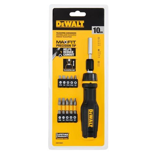 DeWALT MAX FIT Multi-Bit Screwdriver Set 11 Piece