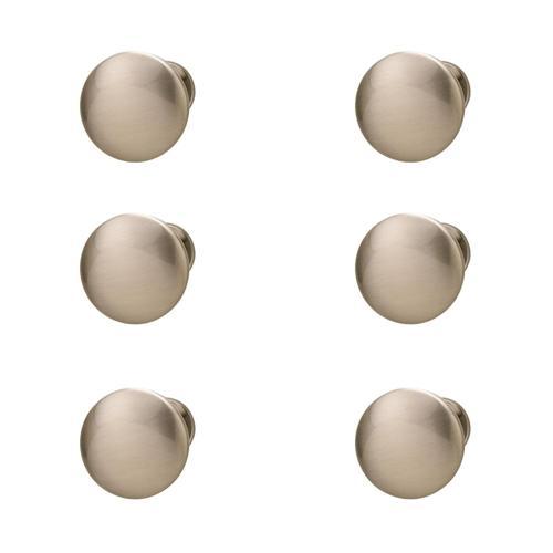 Hafele Essentials Collection Chanterelle Cabinet Knobs 30 X 28mm Pack of 6