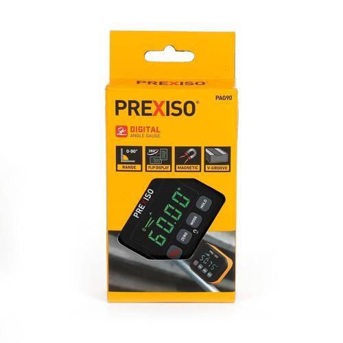 Prexiso Magnetic Digital Angle Finder 78 X 30 X 62mm Yellow+Black