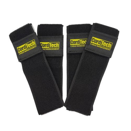 Cordtech Lock-On Tidy Straps 4 Pack of 4